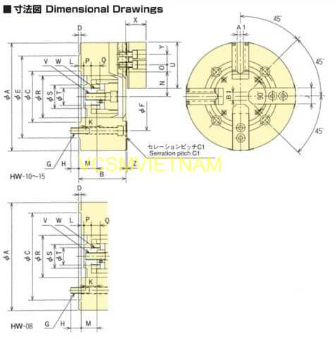 MÂM CẶP KITAGAWA HW - CHUCK